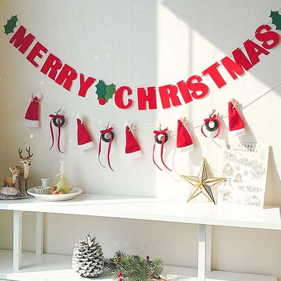 산타의 작은 리스 가랜드