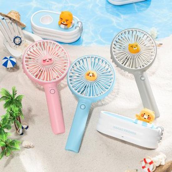 카카오프렌즈 수영장 휴대용 선풍기