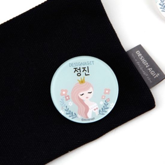 [주문제작]캐릭터명찰원형다이애나