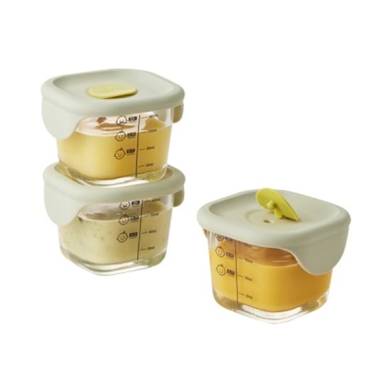 락앤락 바로한끼 이유식 정사각용기 230ml 3개세트