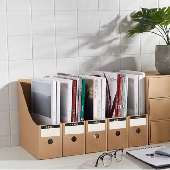 DIY 페이퍼 파일박스 5p세트(크라프트)