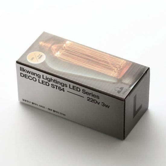 일광 LED 전구 DECO LED st64 3W(Dimmable) 장식 전구