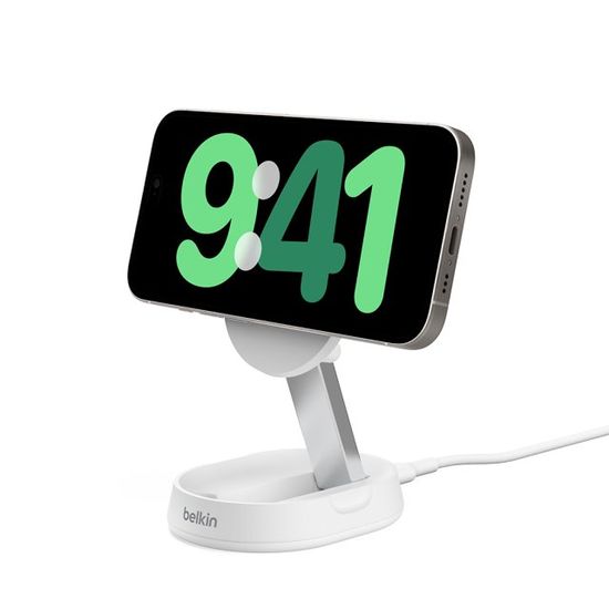 벨킨 Qi2 15W 컨버터블 무선 충전 스탠드 WIA008bt
