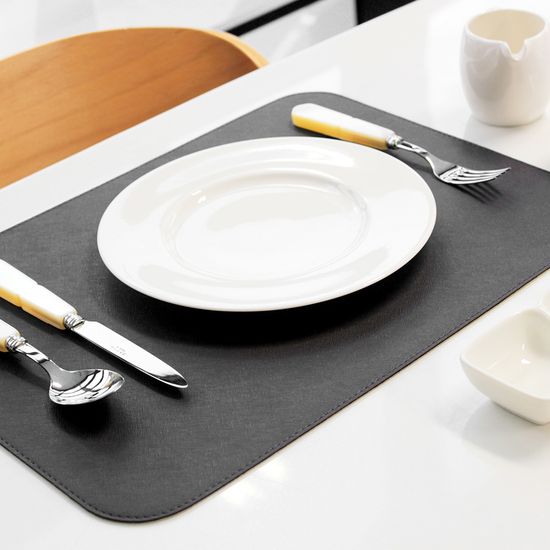 [아르떼펠레] 하드레더 PU 양면 테이블매트 BR+BZ