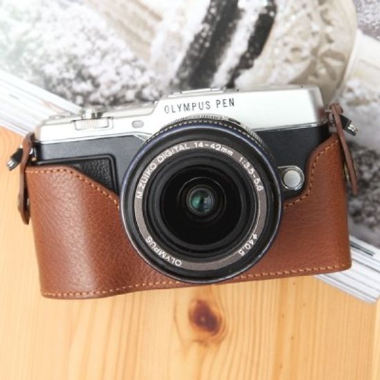 씨에스타 OLYMPUS E-P5 속사케이스 - 브라운(올림푸스 E-P5 전용)