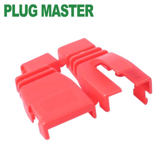 파손방지 RJ-45 조립형 통부트(6코어/레드/100개)