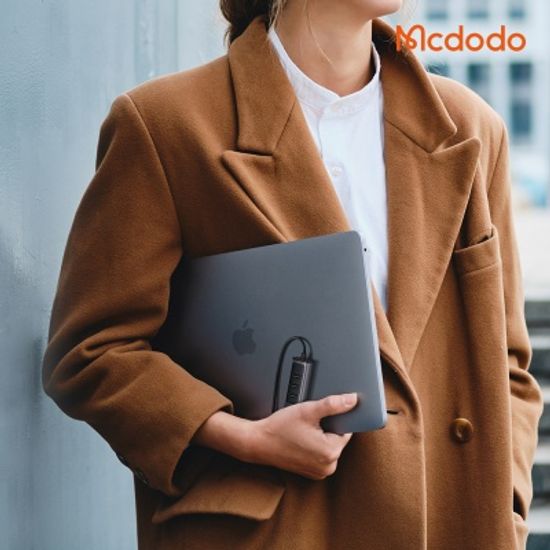 맥도도 HU112 C타입 5포트 멀티 허브 USB3.0x4+PD100W