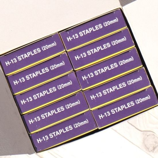 20mm 1박스(10갑)-제본용 강력 스테플러에 사용하는..피스코리아 H-13(H13)호 침/심