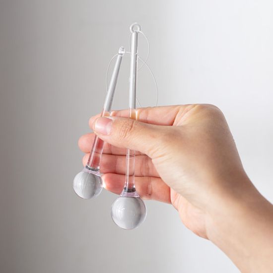 투명 아크릴 오너먼트 1개 - 물방울