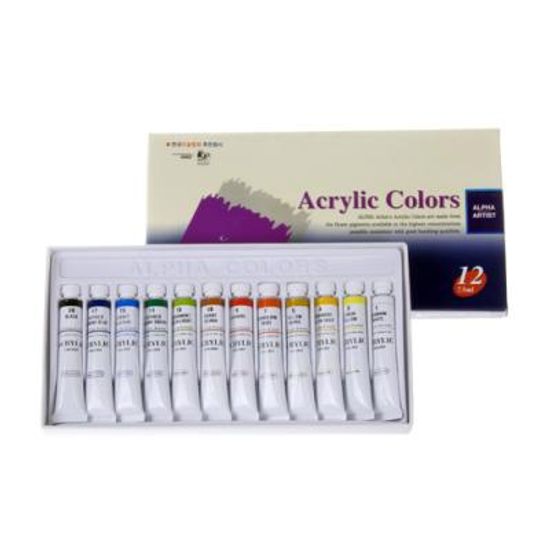학생용아크릴7.5ml 12색 (세트) 78516