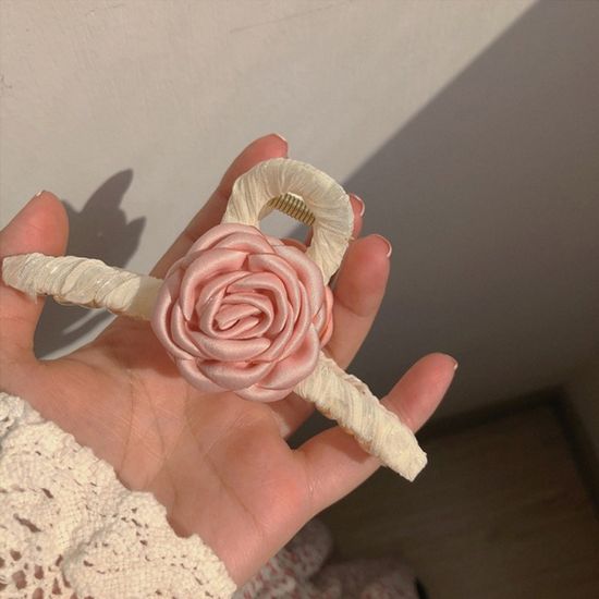 리본 장미 곰돌이 머리집게핀 고정핀 헤어핀 헤어집게