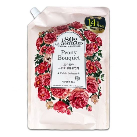 르샤트라 섬유유연제 피오니부케 1600ml 리필형 -O[WB