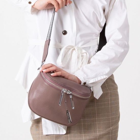 부드러운 느낌 스퀘어 쉐입 여성 가죽크로스백 가방[W