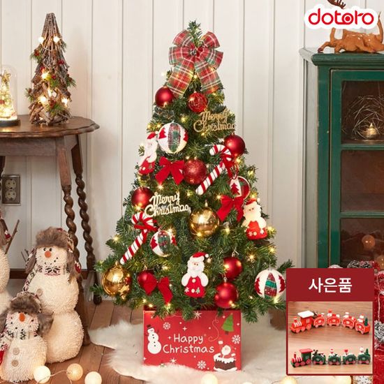 [단독] 크리스마스 120cm 트리 모음+원목기차 선물