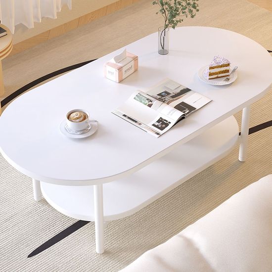라운드 소파테이블 거실 화이트(WD0CE0F)