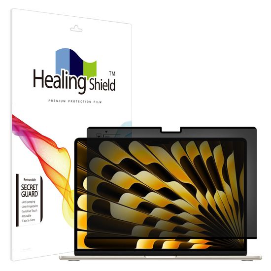 맥북에어15 M4 탈부착 사생활보호 정보보안필름