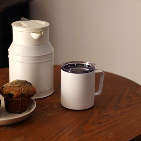 [LEAVES] 리브스 데일리 스테인레스 진공컵_SILVER