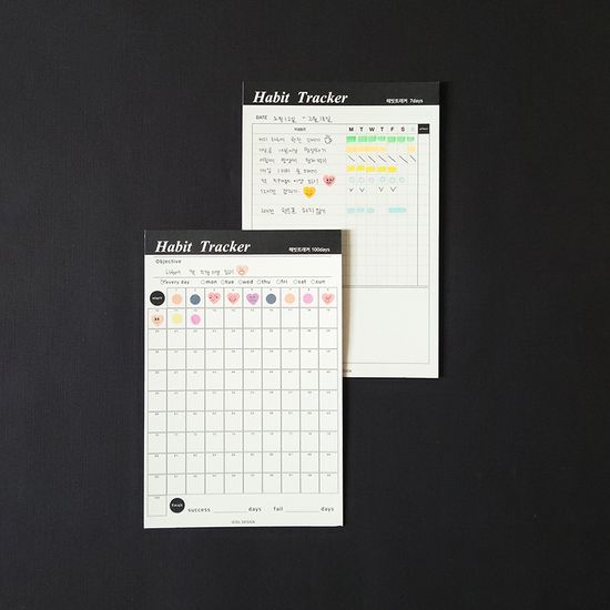 Iciel Habit tracker (A5) 100day 해빗트래커 