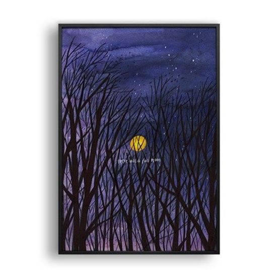 Full Moon / 일러스트 액자