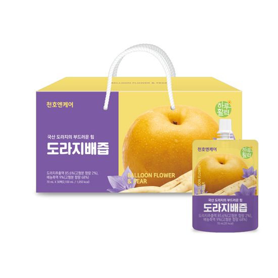 [천호엔케어] 하루활력 도라지배즙 (70ml×30팩)