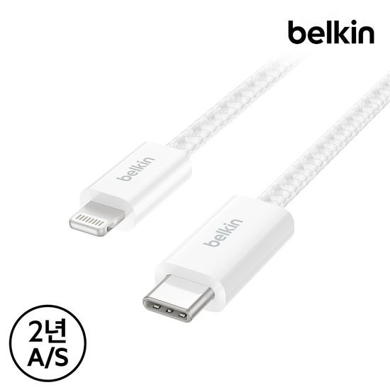 벨킨 27W C to 라이트닝 충전 케이블 1.5M CAA017qc