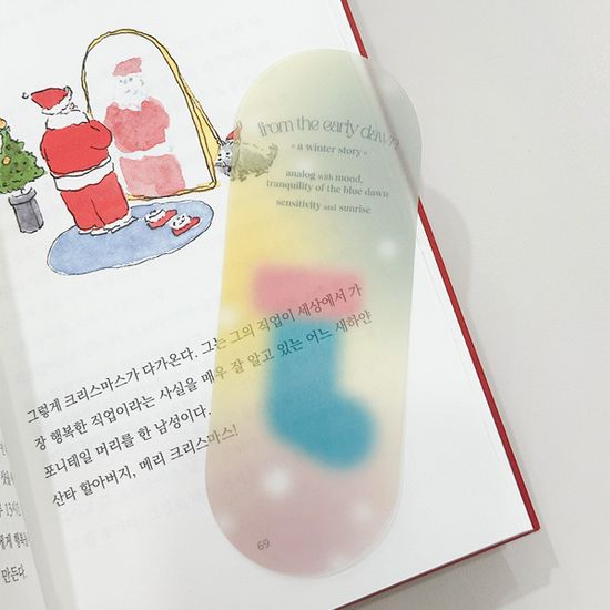 [프롬디얼리던] 라벨 윈터 글로우 북마크