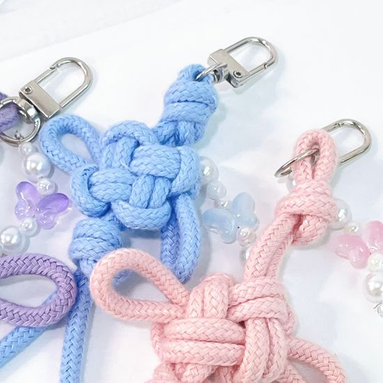 전통 동심결 매듭 비즈 키링 공예 만들기 DIY 키트