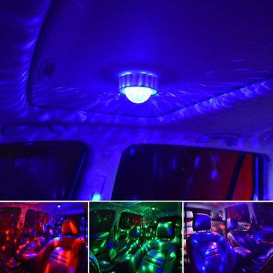 음악소리에 반응하는 충전식 LED 미러볼 디스코 조명