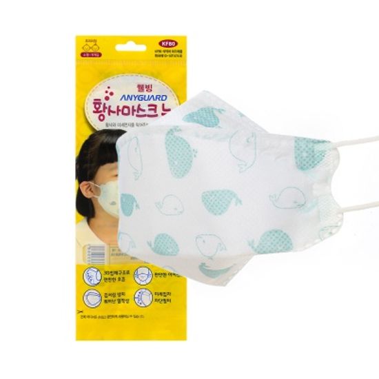 KF80 웰빙 애니가드(어린이) 1P미세먼지 황사마스크