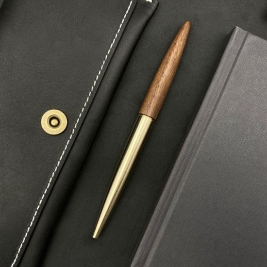 LOG BP-201 (Brass+Walnut) 황동 호두나무 볼펜