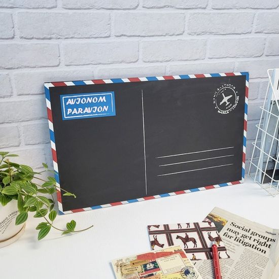 에어 메일 엽서모양 칠판