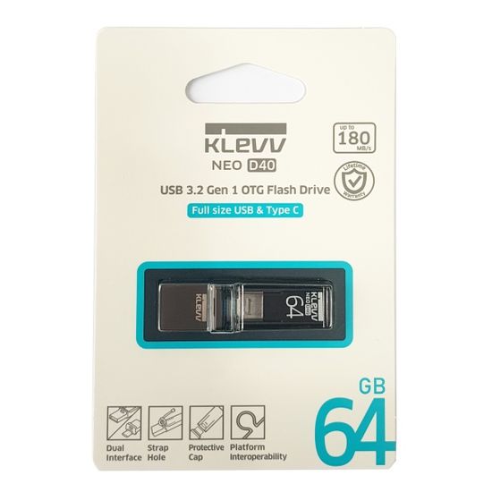 에센코어 KLEVV USB3.2 Gen1 TYPE-C OTG NEO D40 64GB