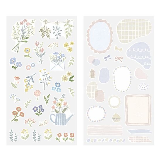 Diary Seal Two Sheets - Flower