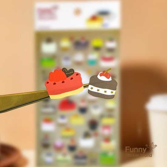 퍼니스티커 Z821 케이크점 아트지 다이어리데코