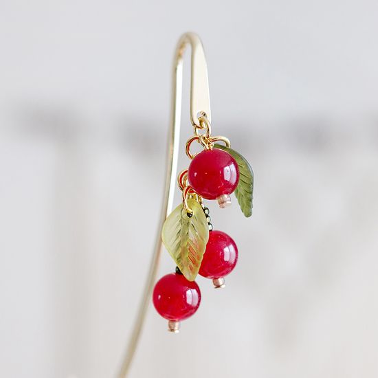 레드베리 책갈피 금속 북마크