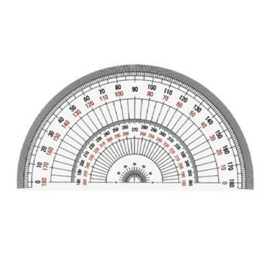 반원분도기 15cm(P-15) (스모키)(개) 259712