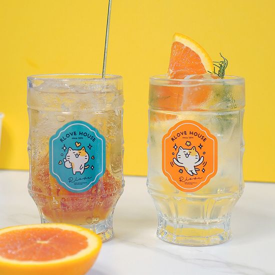 냥냥이 하이볼잔 2P 세트 선물박스 (+곰돌이키링)