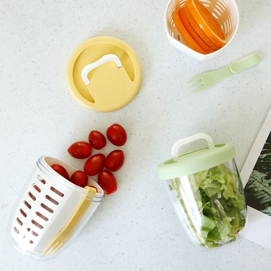 직장인 최화정 미니 샐러드 과일 소풍 채반 도시락통