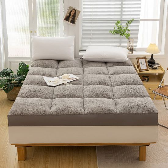 컬링 토퍼 침대 매트리스 접이식 패드 바닥 극세사