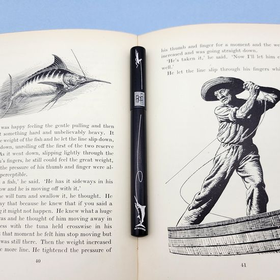 [무료각인]아그네스마틴_흑단나무 수성펜(헤밍웨이)