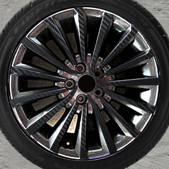 홀로그램 휠스티커 올뉴 k7 18인치, 휠4짝분