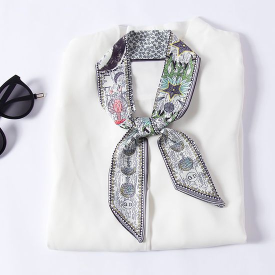 [아일렌]1+1 프린 양면 패턴 트윌리 쁘띠 스카프 4종