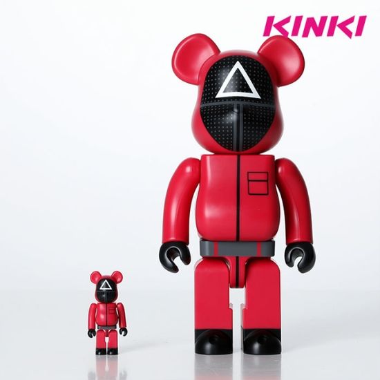 400%+100%BEARBRICK  Squid Game Guard △ (2211014)