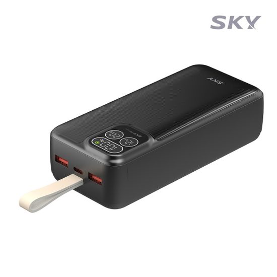 스카이 필 20W LCD 대용량 보조배터리 30000mAh PD30