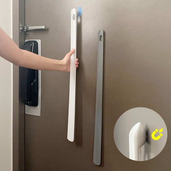 올지 무설치 자석 구두주걱 롱 구둣주걱 현관문 긴