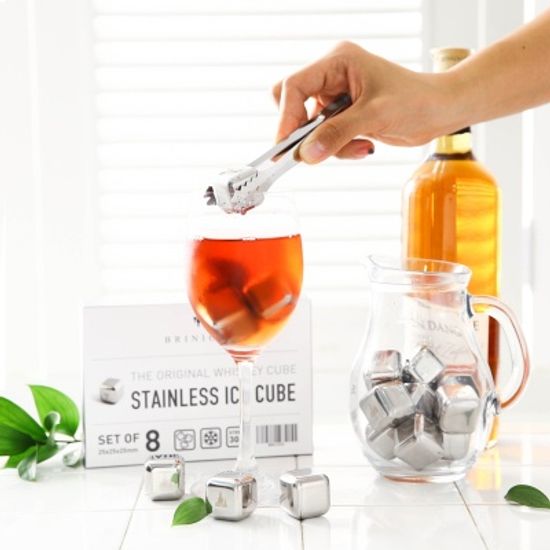 브리니클 스테인레스 아이스큐브 8개set