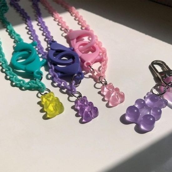 핑크풋 7000곰젤리마스크스트랩