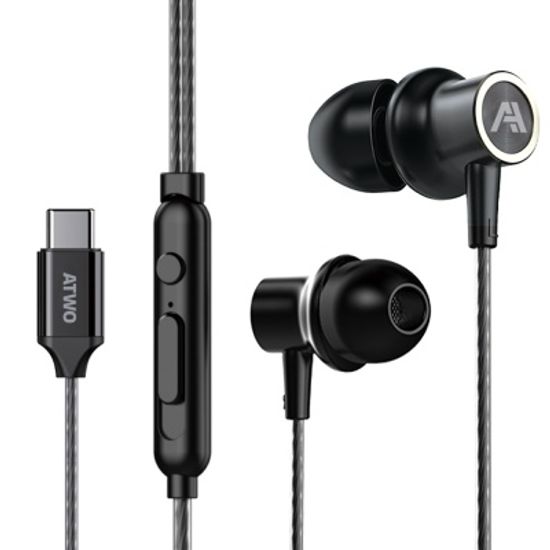 C타입 티타늄 드라이버 게이밍 유선 이어폰 AW111C