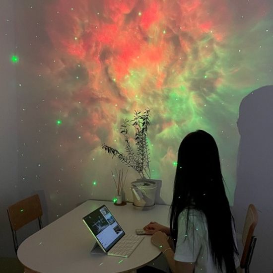 방구석맞춤 우주여행 오로라 무드등  LED