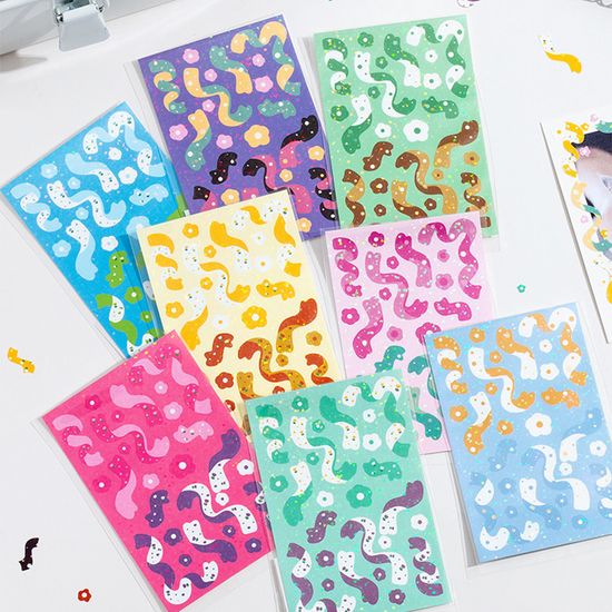 인스탁스 필름 꾸미기 컨페티 스티커 / 다꾸 포카 